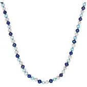 Valero Pearls Chaîne bleu marine / bleu clair / argent / blanc perle