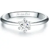Trilani Bague argent / transparent