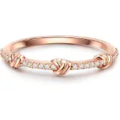Glanzstücke Bague or rose / transparent