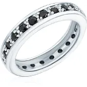 Rafaela Donata Bague noir / argent