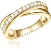Rafaela Donata Bague or / blanc