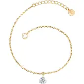 Glanzstücke Bracelet or / argent