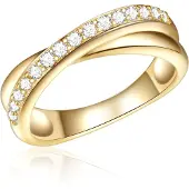 Rafaela Donata Bague or / blanc