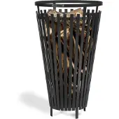 Cook King Chauffe terrasse, braséro en acier noir FLAME Ø 40 cm-45 --