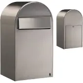 Bobi Boites aux lettres Grande B i Acier inoxydable