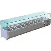 Saro Vitrine réfrigérée 8 x 1/3 GN