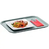 Bartscher Plateau gris clair en plastique | 415x315 mm