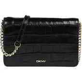 DKNY Sac à bandoulière en cuir avec texture croco