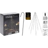 OEM Trees Curtain Exterior Lights 120 Leds 2 M Blanc