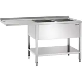 Bartscher Plonge inox avec 2 éviers | 160x70x85 cm