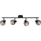 Lucide Éclairage de plafond Maren Noir à 4 lumières