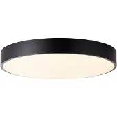 Brilliant LED Plafonnier Slimline | Applique fonctionnelle et sobre | Ø 49 cm | Métal plastique | Télécommande | CCT | 60 W | 6800 lm | 3000 - 6500 K