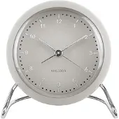 Karlsson Réveil Karlsson Val ABS Warm Grey 11 cm