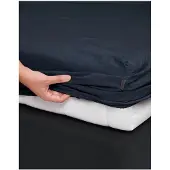 Essenza Drap Housse Essenza Minte Nightblue (Satin)-90 x 210 cm