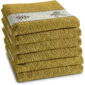 DDDDD Essuie-Main DDDDD Bees Yellow (Lot de 6)