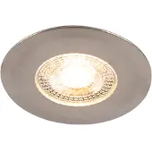 QAZQA Spot encastrable argenté avec LED dimmable en 3 étapes IP44 - Ulo