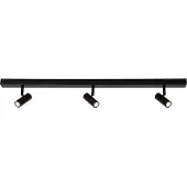 Nordlux LED Plafonnier Omari en noir 3,2W 1080lm 3-flamme