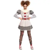 Leg avenue Ensemble de 2 clowns effrayants avec str multicolore