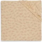 Jollein Drap-Housse Jollein Jersey Meadow Rosewood-40 x 80/90 cm