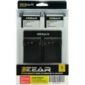 ZEAR Kit Chargeur USB Duo + 2 Batteries LP-E17