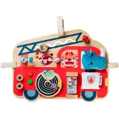 Lilliputiens Fire Truck Activity Board Multicolore Enfants