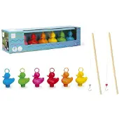 Scratch Jeu de pêche canards multicolores (Jeu d'enfant)