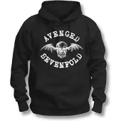 Avenged Sevenfold Sweat à capuche Logo Homme Noir - Taille S