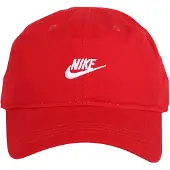 Nike Chapeau rouge clair / blanc