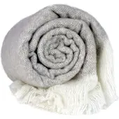 Unique living - Plaid Feeke 130x170cm Gris foncé