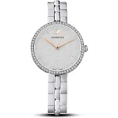 Swarovski Cosmopolitan Uhr, Schweizer Produktion, Metallarmband, Silberfarben, Edelstahl COSMOPOLITAN MB STS/SIL/STS 5517807