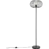 QAZQA Lampadaire design filaire noir - Johanna