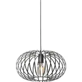 QAZQA Suspension design noire en fil de fer 39 cm - Johanna