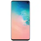 Samsung Galaxy S10 Silicone Cover Blanc
