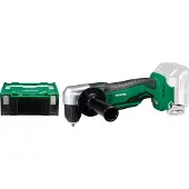 HiKOKI DN18DSLL2Z Perceuse D'angle Sans Fil - 18 V - 12,5 Nm - Machine Seule