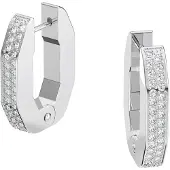 Swarovski Créoles avec cristal