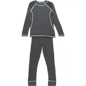 TROLLKIDS Merino Long Sleeve Base Layer Set Bleu 104 cm Enfants