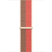 Apple Watch 42/44/45 mm Bracelet de Montre Sport Loop Nylon Pomelo Rose/Sahara