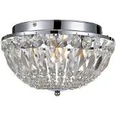 Markslöjd Plafonnier , Estelle, dimmable, Transparent, Salle de bains, Cristal