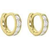 Lucardi Boucles d'oreilles 'Klassisch' or