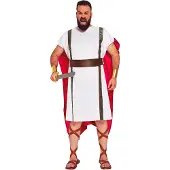 Guirca Roman Men Costume Blanc XL