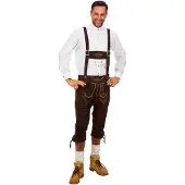 Coppens Pantalon en cuir marron foncé - FIN DE SÉRIE, taille : 50