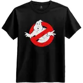 SOS Fantômes T-Shirt Manches courtes de - Logo Délavé - M - 5XL - pour Homme - noir - Taille M