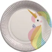 Papstar Assiette Licorne