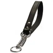 Brekz Collier en cuir noir