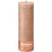 Bolsius Bougie cylindrique rustique Shine 300/100 creamy caramel