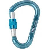 BEAL - Mousqueton d'assurage - Be Lock Screw - Bleu