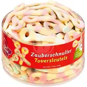 Red Band Bonbons Winegum Toversleutels Assortis 100 Pièces - Gourmandises Fruitée Et Colorée, 500g