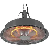Perel Chauffe-terrasse - Modèle suspendu - 1500 W - Rétro