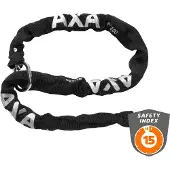 Axa Einsteck-Kette 'rlc' Für Axa Rahmenschloss Defender Gehärtete Stahlkette, Ø 5,5mm, Verstärkter Stahl-Einrastbolzen Ø 10mm, Robuste Nylonummantelung Gegen Lackkratzer, Länge 100cm, Anthrazit