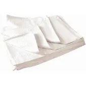 Vogue Torchon structure nid d'abeille blanc (boîte de 10)